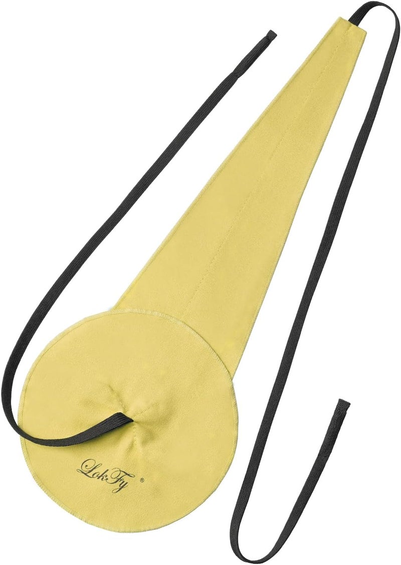 Lerodite Saxophone Cleaning Cloth Cleaning Care Tool for Flute Sax Inside Tube (Yellow) - Image 1